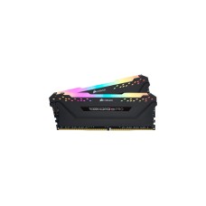 Corsair DIMM 16 GB DDR4-2666 (2x 8 GB) Dual-Kit, Arbeitsspeicher(schwarz, CMW16GX4M2A2666C16, Vengeance RGB PRO, INTEL XMP)