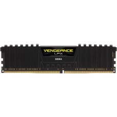 Corsair DIMM 16 GB DDR4-2666, Arbeitsspeicher(schwarz, CMK16GX4M1A2666C16, Vengeance LPX, INTEL XMP)