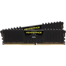 Corsair DIMM 16 GB DDR4-3000 (2x 8 GB) Dual-Kit, Arbeitsspeicher(schwarz, CMK16GX4M2B3000C15, Vengeance LPX, INTEL XMP)