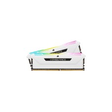 Corsair DIMM 16 GB DDR4-3600 (2x 8 GB) Dual-Kit, Arbeitsspeicher(weiß, CMH16GX4M2D3600C18W, Vengeance RGB PRO SL, INTEL XMP)