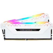 Corsair DIMM 32 GB DDR4-3200 (2x 16 GB) Dual-Kit, Arbeitsspeicher(weiß, CMW32GX4M2E3200C16W, Vengeance RGB PRO, INTEL XMP)