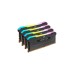 Corsair DIMM 32 GB DDR4-3200 (4x 8 GB) Quad-Kit, Arbeitsspeicher(schwarz, CMH32GX4M4E3200C16, Vengeance RGB PRO SL, INTEL XMP)