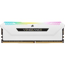 Corsair DIMM 32 GB DDR4-3200 (4x 8 GB) Quad-Kit, Arbeitsspeicher(weiß, CMH32GX4M4E3200C16W, Vengeance RGB PRO SL, INTEL XMP)