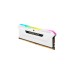 Corsair DIMM 32 GB DDR4-3200 (4x 8 GB) Quad-Kit, Arbeitsspeicher(weiß, CMH32GX4M4E3200C16W, Vengeance RGB PRO SL, INTEL XMP)