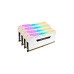 Corsair DIMM 32 GB DDR4-3200 (4x 8 GB) Quad-Kit, Arbeitsspeicher(weiß, CMW32GX4M4C3200C16W, Vengeance RGB PRO, INTEL XMP)