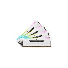 Corsair DIMM 32 GB DDR4-3600 (4x 8 GB) Quad-Kit, Arbeitsspeicher(weiß, CMH32GX4M4D3600C18W, Vengeance RGB PRO SL, INTEL XMP)