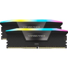 Corsair DIMM 32 GB DDR5-6000 (2x 16 GB) Dual-Kit, Arbeitsspeicher(schwarz, CMH32GX5M2B6000C30, Vengeance RGB, INTEL XMP)