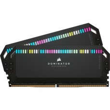 Corsair DIMM 32 GB DDR5-7200 (2x 16 GB) Dual-Kit, Arbeitsspeicher(schwarz, CMT32GX5M2X7200C34, Dominator Platinium, INTEL XMP)
