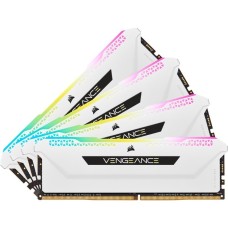 Corsair DIMM 64 GB DDR4-3600 (4x 16 GB) Quad-Kit, Arbeitsspeicher(weiß, CMH64GX4M4D3600C18W, Vengeance RGB PRO SL, INTEL XMP)