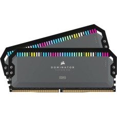 Corsair DIMM 64 GB DDR5-5600 (2x 32 GB) Dual-Kit, Arbeitsspeicher(grau/schwarz, CMT64GX5M2B5600Z40K, Dominator Platinium, INTEL XMP, AMD EXPO)