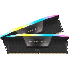 Corsair DIMM 64 GB DDR5-6000 (2x 32 GB) Dual-Kit, Arbeitsspeicher(schwarz, CMH64GX5M2B6000C30, Vengeance RGB, INTEL XMP)