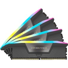 Corsair DIMM 64 GB DDR5-6600 (4x 16 GB) Quad-Kit, Arbeitsspeicher(schwarz, CMH64GX5M4B6600C32, Vengeance RGB, INTEL XMP)