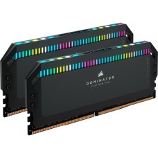 Corsair DIMM 64 GB DDR5-6800 (2x 32 GB) Dual-Kit, Arbeitsspeicher(schwarz, CMT64GX5M2B6800C40, Dominator Platinum RGB, INTEL XMP)