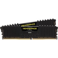 Corsair DIMM 8 GB DDR4-2400 (2x 4 GB) Dual-Kit, Arbeitsspeicher(schwarz, CMK8GX4M2A2400C16, Vengeance LPX, INTEL XMP)