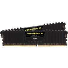 Corsair DIMM 8 GB DDR4-2400 (2x 4 GB) Dual-Kit, Arbeitsspeicher(schwarz, CMK8GX4M2A2400C14, Vengeance LPX, INTEL XMP)