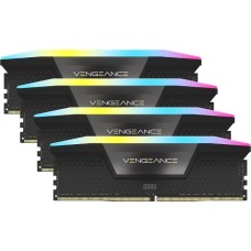 Corsair DIMM 96 GB DDR5-6000 (4x 24 GB) Quad-Kit, Arbeitsspeicher(schwarz, CMH96GX5M4B6000C30, Vengeance RGB, INTEL XMP)