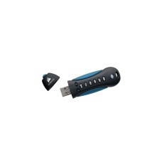 Corsair Flash Padlock 3 128 GB, USB-Stick(schwarz/blau, USB-A 3.2 Gen 1)