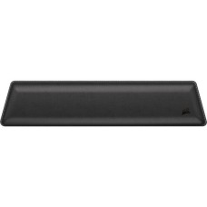 Corsair Gepolsterte Doppelschicht-Handballenauflage, Handgelenkauflage(schwarz/schwarz, Tenkeyless)