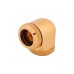 Corsair Hydro X Series XF Hardline-90°-Armatur, AD 14 mm, Doppelpack, Verbindung(gold, 2 Stück)