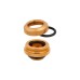 Corsair Hydro X Series XF Hardline-Armatur, AD 14 mm, Viererpack, Verbindung(gold, 4 Stück)