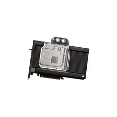 Corsair Hydro X Series XG7 RGB 40-SERIES STRIX/TUF GPU Water Block (4080), Wasserkühlung(schwarz, inkl. Backplate)