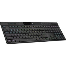 Corsair K100 AIR WIRELESS, Gaming-Tastatur(schwarz, DE-Layout, Cherry MX Ultra Low Profile Tactile)