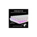 Corsair K70 PRO MINI WIRELESS, Gaming-Tastatur(weiß, DE-Layout, Cherry MX RGB Speed Silver)