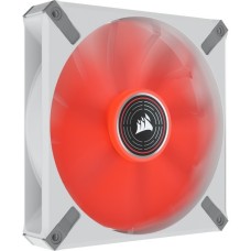 Corsair ML140 LED ELITE Red Premium 140mm PWM 140x140x25, Gehäuselüfter(weiß/rot)