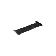 Corsair Premium PCIe 4.0 x16 Verlängerungskabel 90°(schwarz, 30cm, Buchse abgewinkelt)
