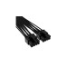 Corsair Premium Sleeved PCIe 5.0 12VHPWR PSU Adapterkabel(schwarz, 50cm)