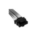 Corsair Premium Sleeved PCIe 5.0 12VHPWR PSU Adapterkabel(schwarz/weiß, 50cm)
