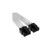 Corsair Premium Sleeved PCIe 5.0 12VHPWR PSU Adapterkabel(weiß, 50cm)