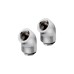 Corsair XF 45° Rotary Adapter Twin Pack, Verbindung(chrom, kompatibel mit CORSAIR XF Fittings)