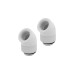 Corsair XF 45° Rotary Adapter Twin Pack, Verbindung(weiß, kompatibel mit CORSAIR XF Fittings)