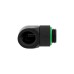 Corsair XF 90° Rotary Adapter Twin Pack, Verbindung(schwarz, kompatibel mit CORSAIR XF Fittings)