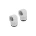 Corsair XF 90° Rotary Adapter Twin Pack, Verbindung(weiß, kompatibel mit CORSAIR XF Fittings)