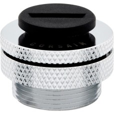 Corsair XF Fill Port, Stopfen(chrom, kompatibel mit CORSAIR XF Fittings)