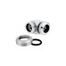 Corsair XF Hardline 90° 12mm OD Fitting Twin Pack, Verbindung(chrom, kompatibel mit 12 mm OD-Hardline Tubing)