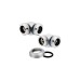 Corsair XF Hardline 90° 12mm OD Fitting Twin Pack, Verbindung(chrom, kompatibel mit 12 mm OD-Hardline Tubing)