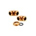 Corsair XF Hardline 90° 12mm OD Fitting Twin Pack, Verbindung(gold, kompatibel mit 12 mm OD-Hardline Tubing)