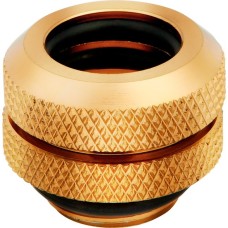 Corsair XF Hardline Fittings Four Pack, Verbindung(gold, kompatibel mit 12 mm OD-Hardline Tubing)
