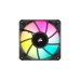 Corsair iCUE AF120 RGB ELITE 120-mm-PWM, Gehäuselüfter(schwarz, einzelner Lüfter ohne Controller)