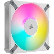 Corsair iCUE AF120 RGB ELITE 120-mm-PWM, Gehäuselüfter(weiß, einzelner Lüfter ohne Controller)