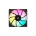 Corsair iCUE AF140 RGB ELITE 140-mm-PWM, Gehäuselüfter(schwarz, 2er Pack, inkl. Controller)
