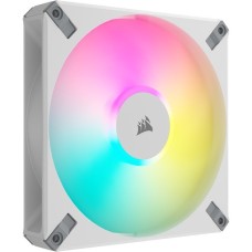 Corsair iCUE AF140 RGB ELITE 140-mm-PWM, Gehäuselüfter(weiß, einzelner Lüfter ohne Controller)