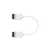 Corsair iCUE LINK Kabel, 100mm, gerade(weiß, 2 Stück)