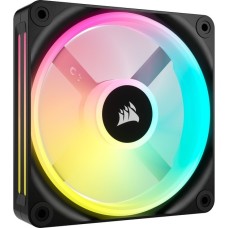 Corsair iCUE LINK QX120 RGB 120-mm-PWM-Lüfter, Gehäuselüfter(schwarz, Erweiterungskit)