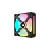 Corsair iCUE LINK QX120 RGB 120-mm-PWM-Lüfter, Gehäuselüfter(schwarz, Erweiterungskit)