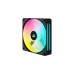 Corsair iCUE LINK QX120 RGB 120-mm-PWM-Lüfter, Gehäuselüfter(schwarz, Erweiterungskit)