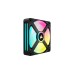 Corsair iCUE LINK QX120 RGB 120-mm-PWM-Lüfter, Gehäuselüfter(schwarz, Erweiterungskit)